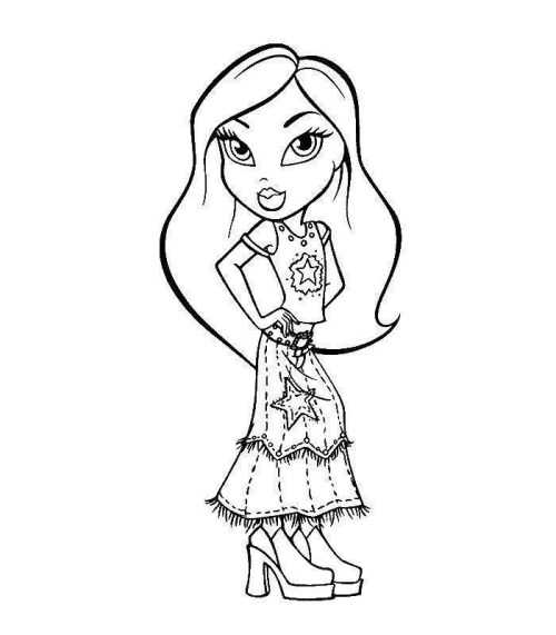 Bratz Coloring Pages – 018