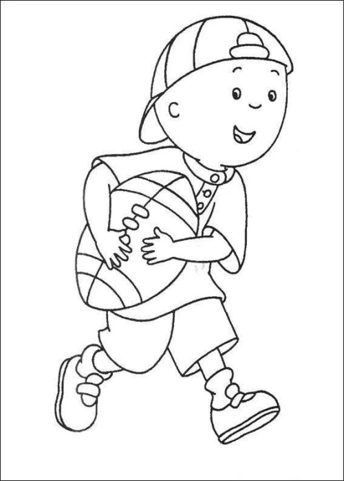 Caillou Coloring Pages 002