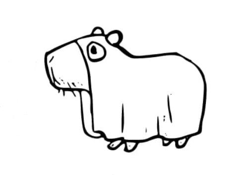 Capybara Coloring Pages – 019