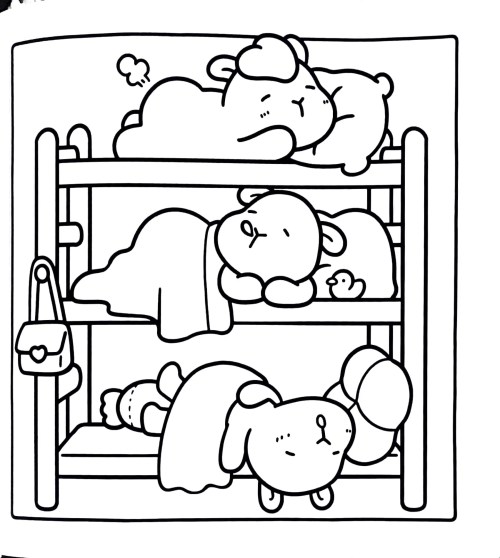 Capybara Coloring Pages – 030
