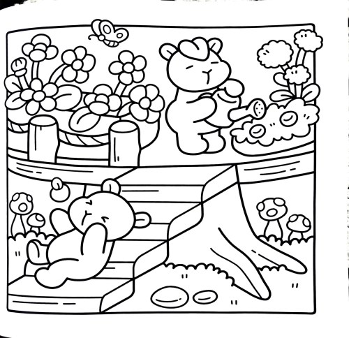 Capybara Coloring Pages – 041