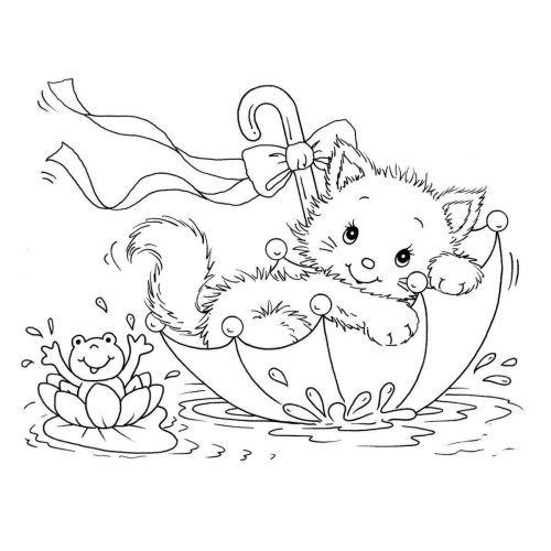 Cats Coloring Pages – 002
