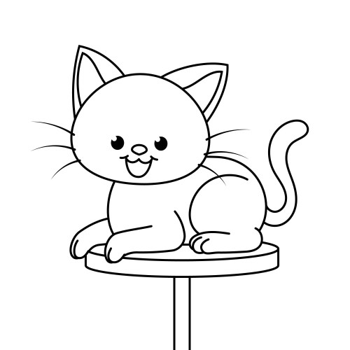 Cats Coloring Pages – 006