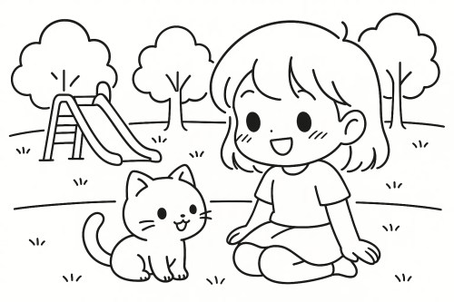Cats Coloring Pages – 022
