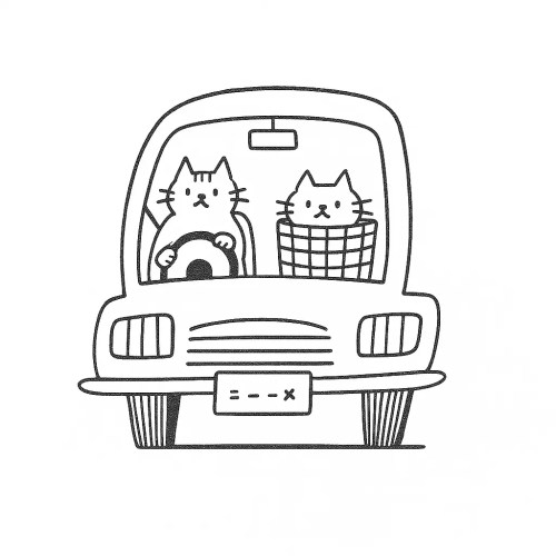 Cats Coloring Pages – 027