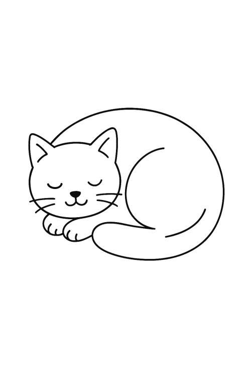 Cats Coloring Pages – 032