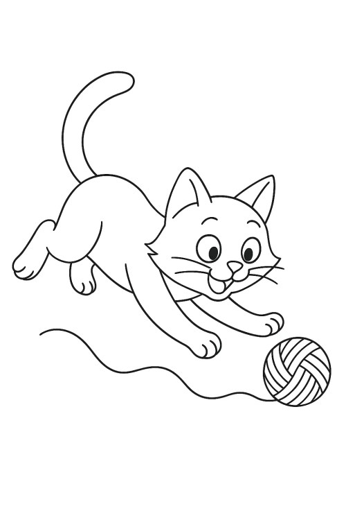 Cats Coloring Pages – 033