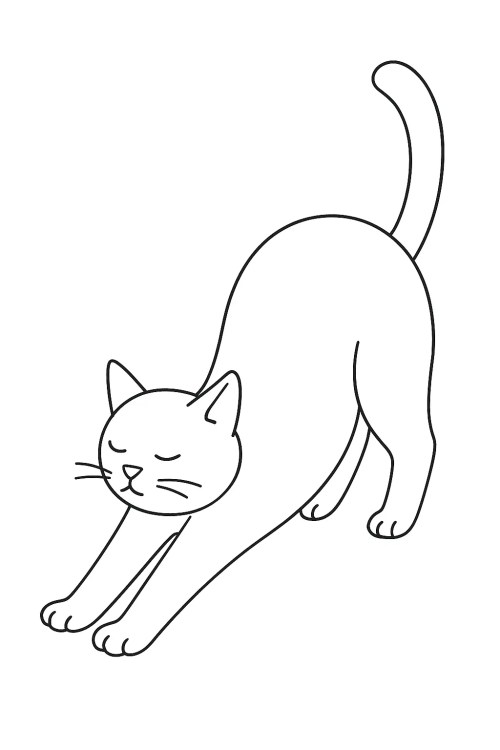 Cats Coloring Pages – 034
