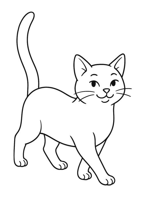 Cats Coloring Pages – 044