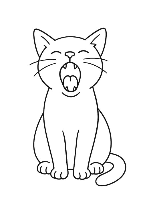 Cats Coloring Pages – 046