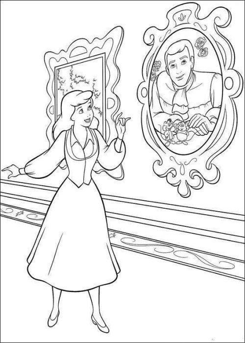 Cinderella Coloring Pages 014