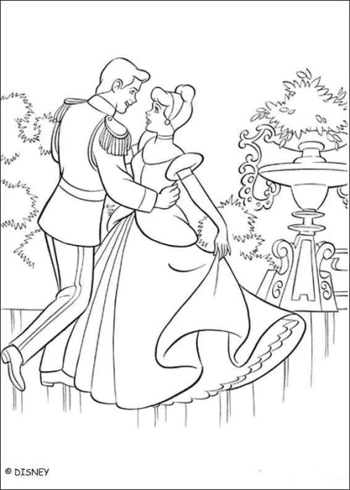 Cinderella Coloring Pages 027