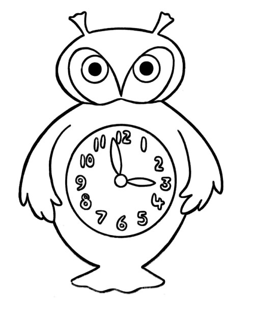 Clocks Coloring Pages – 005
