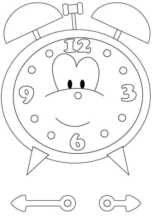 Clocks Coloring Pages – 006