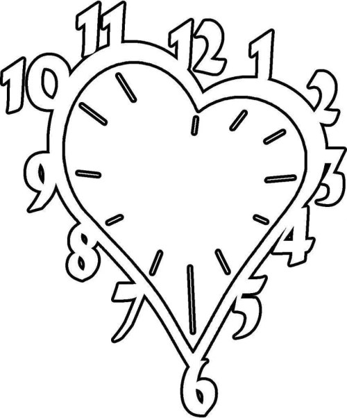 Clocks Coloring Pages – 008