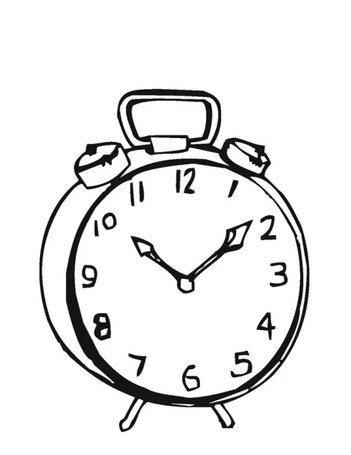 Clocks Coloring Pages – 010