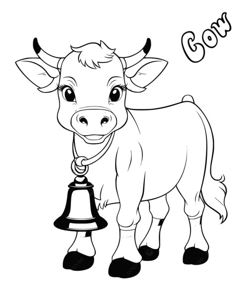 Cows Coloring Pages – 024