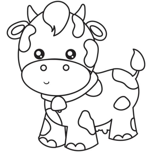 Cows Coloring Pages – 026