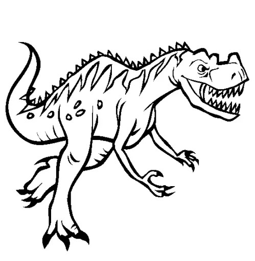 Dinosaurs Coloring Pages 007
