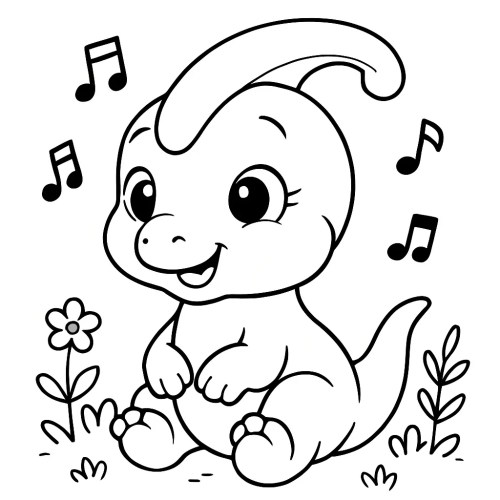 Dinosaurs Coloring Pages 032