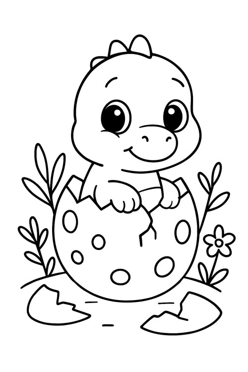 Dinosaurs Coloring Pages 035