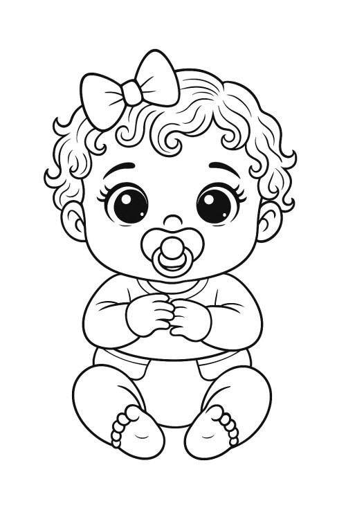 Dolls Coloring Pages 030