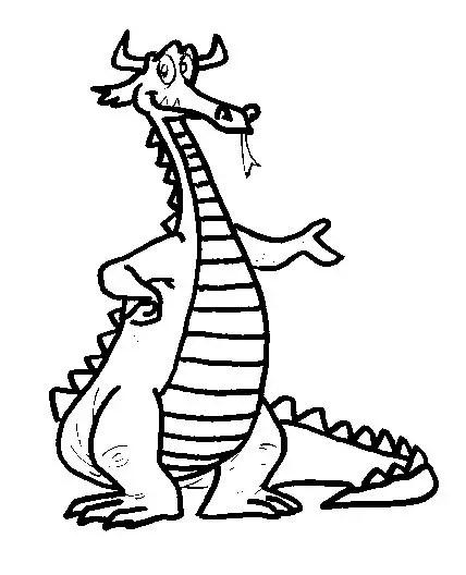 Dragons Coloring Pages 007