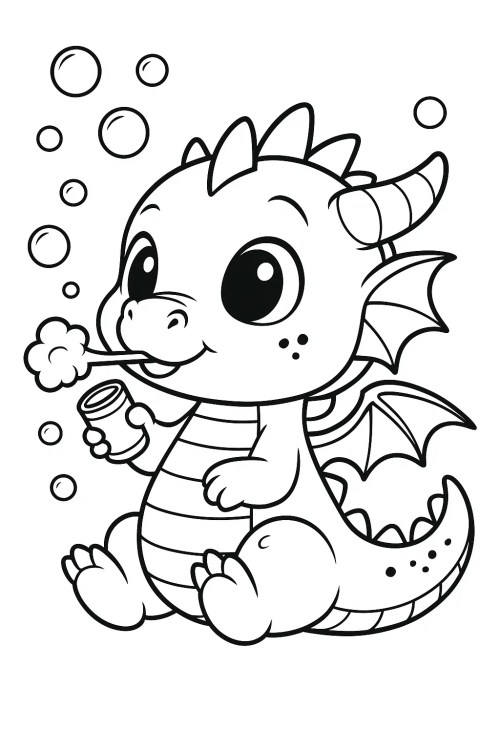 Dragons Coloring Pages 026