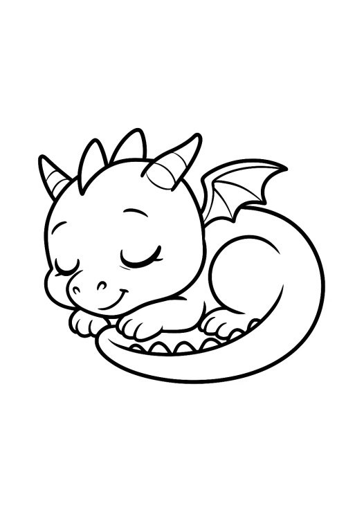 Dragons Coloring Pages 029
