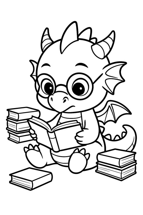 Dragons Coloring Pages 036