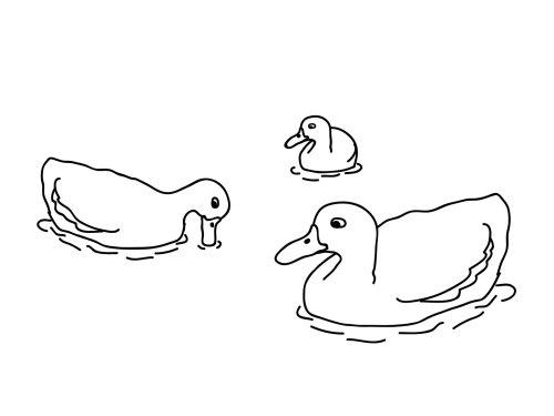 Ducklings Coloring Pages 010