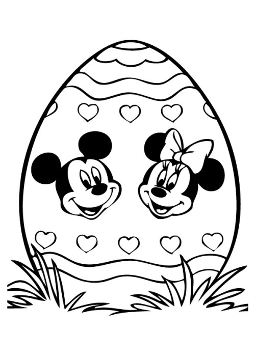 Easter Coloring Pages 048