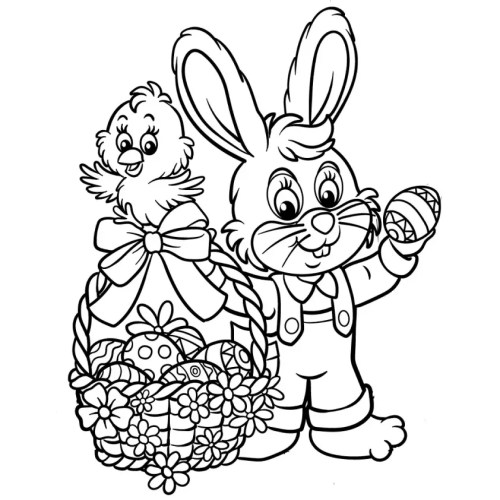 Easter Coloring Pages 070