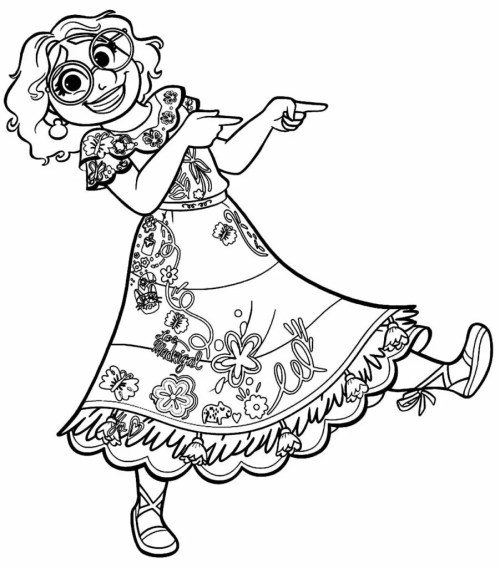 Encanto Coloring Pages 002