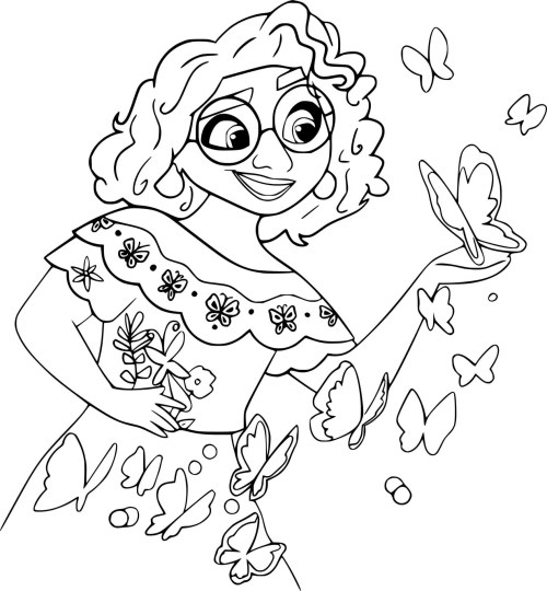 Encanto Coloring Pages 004