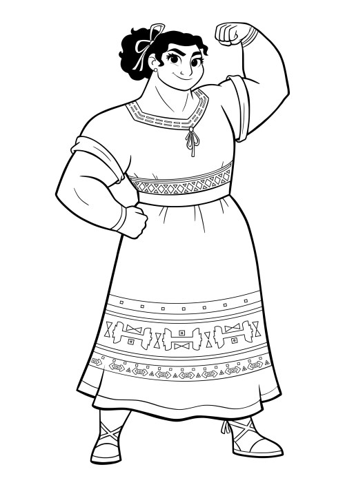Encanto Coloring Pages 006