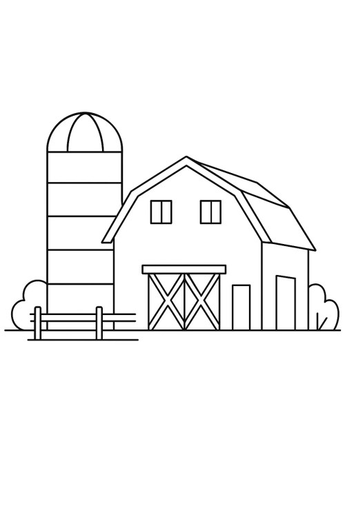Farm Coloring Pages 034