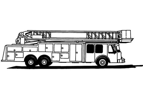 Firefighters Coloring Pages 004