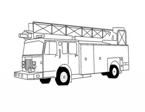 Firefighters Coloring Pages 005