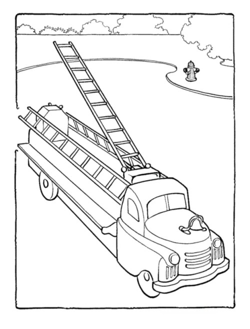 Firefighters Coloring Pages 006