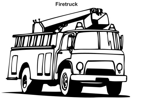 Firefighters Coloring Pages 008