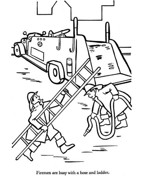 Firefighters Coloring Pages 015