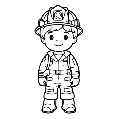 Firefighters Coloring Pages 019