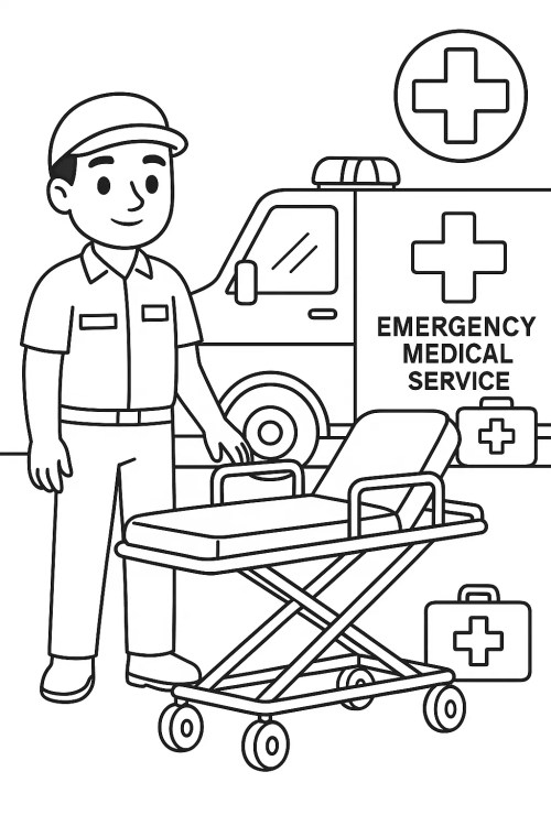 Firefighters Coloring Pages 024