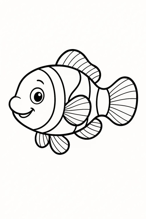 Fish Coloring Pages 027