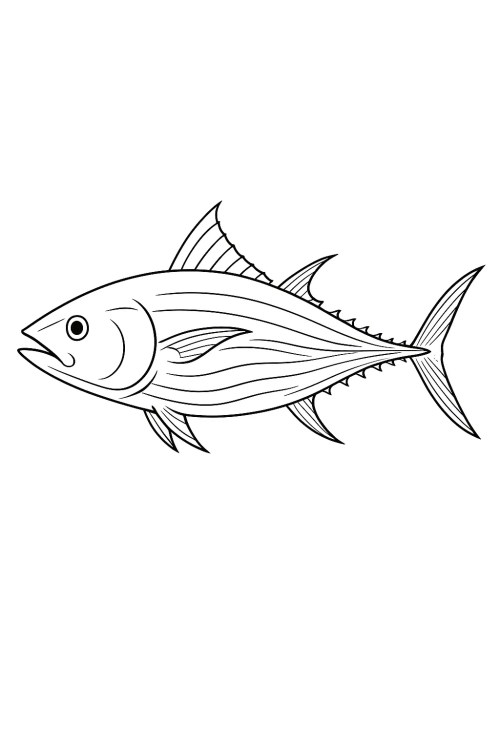 Fish Coloring Pages 036