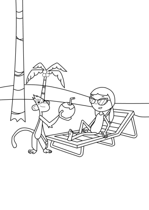 Fishtronaut Coloring Pages 010