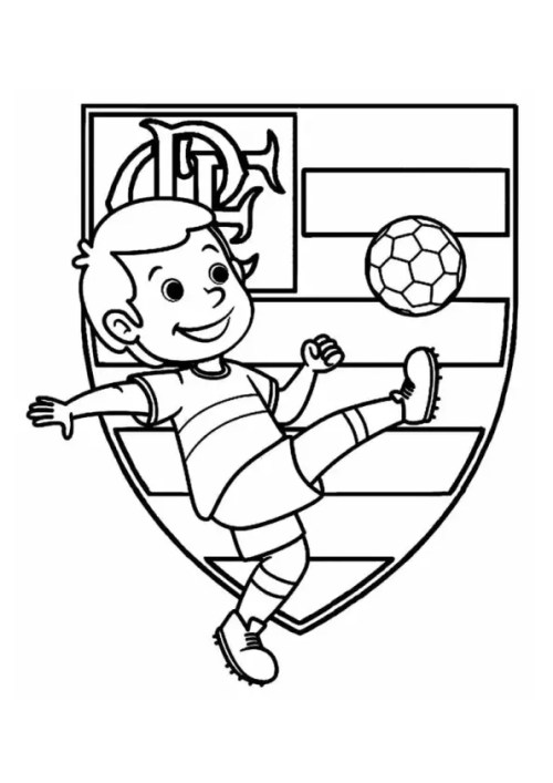 Flamengo Coloring Pages 003