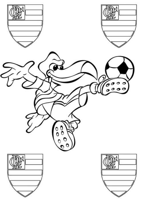 Flamengo Coloring Pages 005