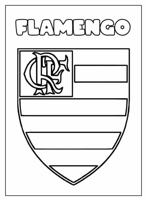 Flamengo Coloring Pages 017